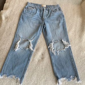 Free People Maggie Straight Jean